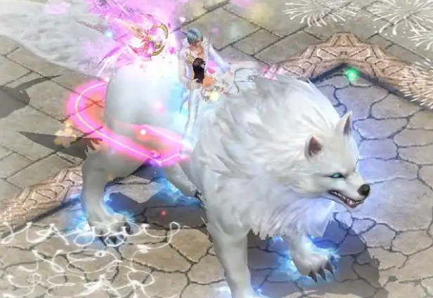 是魔域行将上线的幻兽狗年兽琉璃之拥萝拉是雌性容貌心爱娇憨